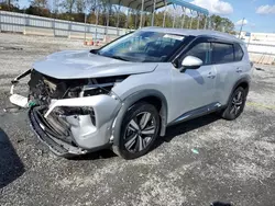 Salvage cars for sale from Copart Spartanburg, SC: 2022 Nissan Rogue SL