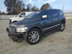 Salvage cars for sale at Mebane, NC auction: 2008 Infiniti QX56