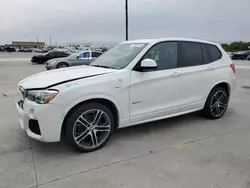 Salvage cars for sale at Grand Prairie, TX auction: 2017 BMW X3 XDRIVE35I