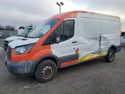 Salvage trucks for sale at Indianapolis, IN auction: 2017 Ford Transit T-250