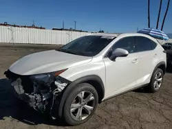 Salvage cars for sale at Van Nuys, CA auction: 2017 Lexus NX 200T Base