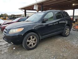 Salvage cars for sale at Tanner, AL auction: 2007 Hyundai Santa FE SE