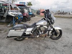 Salvage motorcycles for sale at West Palm Beach, FL auction: 2014 Harley-Davidson Flhx Street Glide