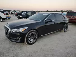 Salvage cars for sale at Houston, TX auction: 2018 Genesis G90 Premium