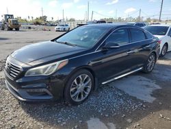 Flood-damaged cars for sale at auction: 2015 Hyundai Sonata Sport