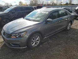 Salvage cars for sale at London, ON auction: 2017 Volkswagen Passat S