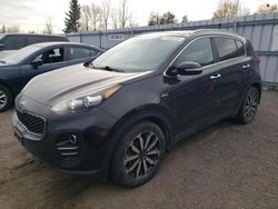 Salvage cars for sale at Bowmanville, ON auction: 2017 KIA Sportage EX