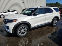 Salvage cars for sale at Harleyville, SC auction: 2022 Ford Explorer XLT