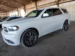 Dodge Durango salvage cars for sale: 2017 Dodge Durango GT