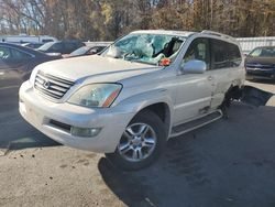 Salvage cars for sale from Copart Glassboro, NJ: 2003 Lexus GX 470