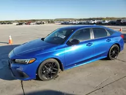 Salvage cars for sale at Grand Prairie, TX auction: 2022 Honda Civic Sport