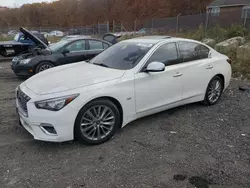 Carros salvage sin ofertas aún a la venta en subasta: 2020 Infiniti Q50 Pure