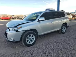 Salvage cars for sale at Phoenix, AZ auction: 2012 Toyota Highlander Base