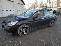 Salvage Cars with No Bids Yet For Sale at auction: 2017 Honda Accord Sport