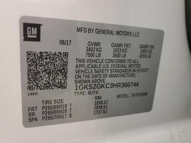 2017 GMC Yukon XL K1500 SLT