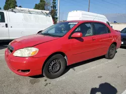 Salvage cars for sale at Rancho Cucamonga, CA auction: 2006 Toyota Corolla CE