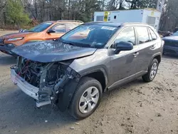 Salvage cars for sale at North Billerica, MA auction: 2020 Toyota Rav4 LE