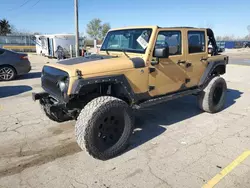 Salvage cars for sale at Pekin, IL auction: 2013 Jeep Wrangler Unlimited Sport