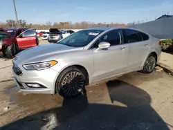 Salvage cars for sale at Louisville, KY auction: 2017 Ford Fusion SE