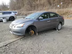 Salvage cars for sale at Marlboro, NY auction: 2015 Nissan Sentra S