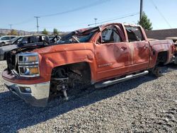 Salvage cars for sale from Copart Mentone, CA: 2015 Chevrolet Silverado K1500 LT