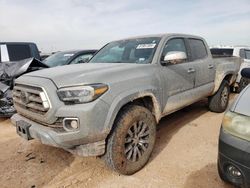 Salvage cars for sale from Copart Andrews, TX: 2021 Toyota Tacoma Double Cab