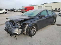 Salvage cars for sale at Kansas City, KS auction: 2017 Ford Fusion SE