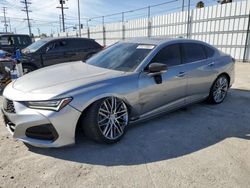 Salvage cars for sale at Sun Valley, CA auction: 2021 Acura TLX Technology