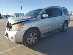 Nissan salvage cars for sale: 2012 Nissan Armada SV