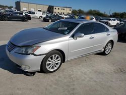 Salvage cars for sale from Copart Wilmer, TX: 2012 Lexus ES 350