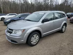 Dodge salvage cars for sale: 2016 Dodge Journey SE