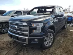 Salvage cars for sale at Cahokia Heights, IL auction: 2017 Ford F150 Supercrew