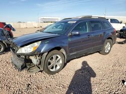 Subaru salvage cars for sale: 2013 Subaru Outback 2.5I Limited