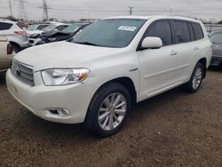 Toyota salvage cars for sale: 2008 Toyota Highlander Hybrid Limited