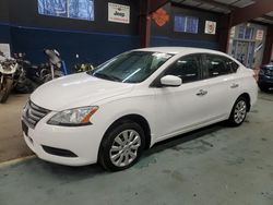 Salvage cars for sale at East Granby, CT auction: 2015 Nissan Sentra S