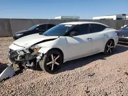 Salvage cars for sale at Phoenix, AZ auction: 2016 Nissan Maxima 3.5S