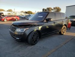 Salvage cars for sale at Sacramento, CA auction: 2014 Land Rover Range Rover Supercharged