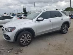 Salvage cars for sale at Miami, FL auction: 2021 Mercedes-Benz GLE 350 4matic