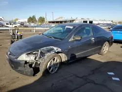 Vehiculos salvage en venta de Copart Denver, CO: 2004 Honda Accord EX