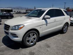 Salvage cars for sale at Sun Valley, CA auction: 2012 Mercedes-Benz ML 350 4matic