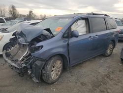 Salvage cars for sale at Waldorf, MD auction: 2015 Toyota Sienna XLE