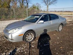 Salvage cars for sale from Copart Cicero, IN: 2003 Lexus ES 300