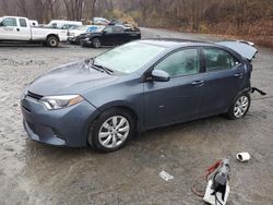 Salvage cars for sale from Copart Marlboro, NY: 2016 Toyota Corolla L