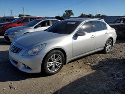 Salvage cars for sale at Franklin, WI auction: 2013 Infiniti G37