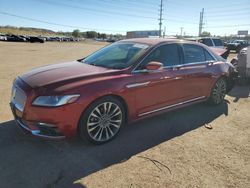 Lincoln salvage cars for sale: 2017 Lincoln Continental Reserve