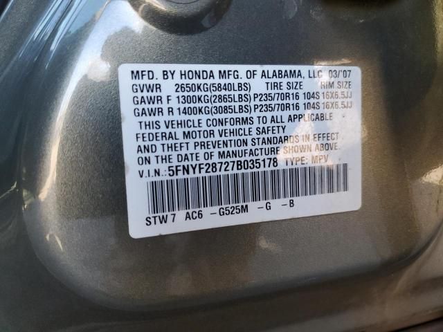 2007 Honda Pilot EXL