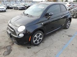 Salvage cars for sale at Los Angeles, CA auction: 2015 Fiat 500 Electric