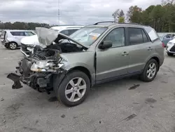 Salvage cars for sale at Dunn, NC auction: 2009 Hyundai Santa FE SE