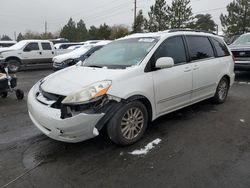 Salvage cars for sale at Denver, CO auction: 2008 Toyota Sienna XLE