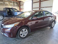 Salvage cars for sale at Wilmer, TX auction: 2017 KIA Forte LX